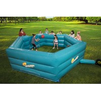 Gaga Ball Pit Inflatable 15&apos; Gagaball Court w Electric Air Pump - Inflates in Under 3 Minutes   